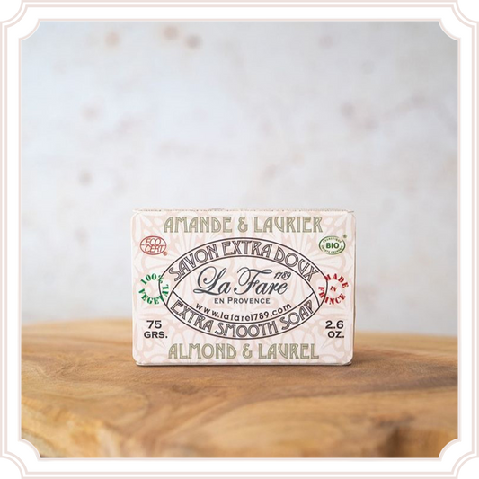صابون اللوز والغار الطبيعي العضوي  - Lavender soap